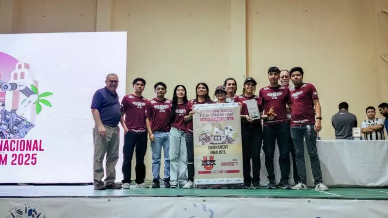 Gana equipo TMAT de la UT Matamoros subcampeonato internacional de robótica